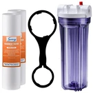 Ispring HC14+ FP15X2 Whole House Transparent Water Filter Housing 10" Fnpt. Fixed Price $48.60.