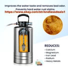 Water Softener, Rvs 16,000 Grain With Stainless Steel Quick Connections,. Fixed Price $216.00.