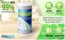 Ronaqua Carbon Block Water Filter 4.5" X 10" Whole House Cartridge Micron. Fixed Price $19.99.