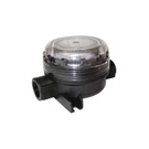 Flojet 01740375G Inline STRAINER,2 1/4"H,CLEAR,420 Micron 4YD36. Fixed Price $37.00.
