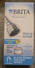 Brita Water In-line Shower Filtration System Chrome SHS102 Filter New Open Box. Fixed Price $29.95.