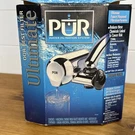 Pur Faucet Mount Water Filtration System Chrome FM3700 Open Box No Filter. Fixed Price $12.59.