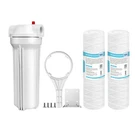 Simpure Whole House Water Filter Housing 2PC 10"X2.5" String Sediment Filtration. Fixed Price $27.99.