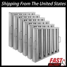 6 Pack Commercial Kitchen Exhaust Hood Filters 5 Grooves Range New. Fixed Price $87.99.
