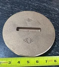 6" Jay Smith Floor Cleanout Cast Bronze 4470T06 1" Height Male Npt Connection. Fixed Price $89.99.