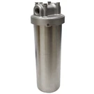 1/2" Npt Stainless Steel Water Filter Housing 10" Cartridges 72PSI With Bracket. Fixed Price $83.70.