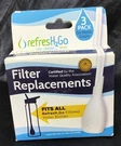 New Pack Of 3 Replacement Filters For Water Bottle. Fixed Price $14.99.