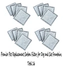 Premier Pet Replacement Carbon Filters For Dog And Cat Fountains, Total 16. Fixed Price $18.43.