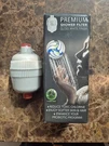 Premium Shower Filter By New Wave Enviro Gloss White Finish Sealed. Fixed Price $29.99.