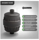 New Carson Chase Shower Filter 10 Stage - Filtration Antique Brass. Fixed Price $14.59.