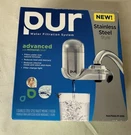 Pur Water Filtration System Advanced Plus FM-4000B W/mineral Clear New Box. Fixed Price $11.95.