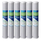 20" X 2.5" Block Carbon Water Filter Micron Whole House Cartridges Set Of 6. Fixed Price $59.99.