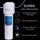 Under Sink Water Filter System, Nsf/ansi 42 CERTIFIED,20K Gallons - Drinkpod. Fixed Price $69.00.