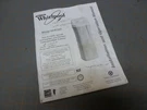 Used Installation & Operation Manual For Whirlpool WHES40 Demand Water Softener. Fixed Price $12.00.