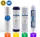 5 Stage Reverse Osmosis Ro Water Filter Replacement Set 4 Pc Sed Udf Cto Gac Nsf. Fixed Price $24.00.