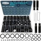Keze 1200 Pcs 24 Size Universal Rubber O-ring Assortment Kit With Black. Fixed Price $17.57.