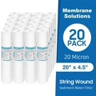20X45 10 Micron String Wound Sediment Water Filter For Ispring WGB22B G1N. Fixed Price $29.07.