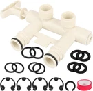 7129871 - Water Softener Bypass Valve Assembly Kit With (2) Adapters, Clips,. Fixed Price $74.06.