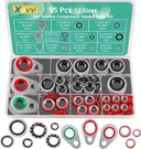 95 Pcs 12 Sizes Premium A/c Conditioning System Compressor Gasket Silver. Fixed Price $27.04.
