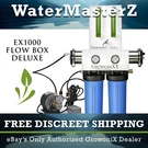 Growonix EX1000 Flowbox Deluxe - Reverse Osmosis Water Filtration System. Fixed Price $2500.00.
