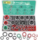 Xbvv 95 Pcs 12 Sizes Premium A/c Conditioning System Compressor Gasket Silver. Fixed Price $35.08.