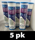 5PK Ronaqua Pleated Sediment Water Filter Micron For 10" Standard Housing. Fixed Price $14.95.