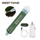 Westtune Outdoor Mini Camping Purification Water Filter Straw Tup Carbon Fiber. Fixed Price $36.73.