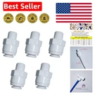 5-PACK Quick Connect Straight Male Thread Adapter For Reverse Osmosis Systems. Fixed Price $12.34.