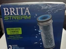 Brita Stream Replacement Filters Water Pitcher Genuine Oem 3 Pk Nib Sealed 0B05. Fixed Price $18.97.
