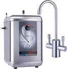 Instant Hot Water Dispenser, 2.5 Qt, Dual Lever Faucet, Polished Chrome. Fixed Price $399.99.