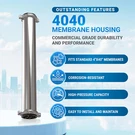 Reverse Osmosis 304 Stainless Steel Pressure Vessel 4"X40" Membrane Housing. Fixed Price $82.00.