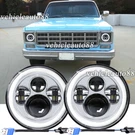 H6024 7INCH Round Headlight Halo Ring Sealed Beam Fit Gmc Jimmy G2500 G3500. Fixed Price $42.80.