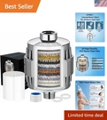 Shower Head Filter 20 Stage Hard Water Remove Chlorine Fluoride Heavy .... Fixed Price $29.38.