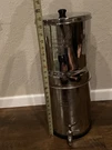 Berkey Water Filtration System With Used Black Filters Beautiful 23 Tall. Fixed Price $199.99.