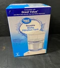 Great Value Reusable Water Filtration Tank Gallon Capacity H2O Drinking Filter. Fixed Price $21.99.