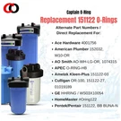 Nsf 61 Certified Buna-n O-ring Set For Water Filters. Fixed Price $23.19.