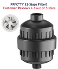 New - 25 Stage Prfctty Shower Filter Softer Skin & Shinier Hair 99% Lead Chlori. Fixed Price $9.98.