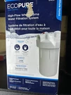 Ecopure High-flow Whole Home Water Filter System With Pressure Release Button. Fixed Price $49.99.