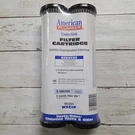 American Plumber Filter Cartridge 2 Pack Black W5CIP Under-sink Carbon Micron. Fixed Price $11.99.
