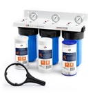 3-STAGE Big Blue 10" Whole House System 1" Port+carbon,sediment,pleated Filters. Fixed Price $262.79.