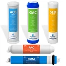 Ro Filter Set 5PCS Carbon Sediment 10IN 50GPD Membrane Compatible Systems. Fixed Price $100.69.