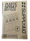 Supplyaid 32 Oz. Chemical Resistant Heavy Duty Leak Proof Spray Bottles 4-PACK. Fixed Price $11.93.