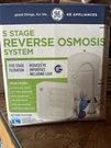 Under Sink 5-STAGE Reverse Osmosis Water Filtration System (GXRV40TBN). Fixed Price $125.00.