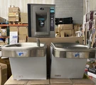 Oasis Bi-level Refrigerated Drinking Fountain W/ Touchless Bottle Filler Stainle. Fixed Price $1424.99.