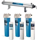 110W Uv Well Water Filter System 4.5"X20" Sediment & Carbon Whole House Bluonics. Fixed Price $849.00.