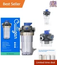 Whole House Water Filter System Stainless Steel 1 Inlet Outflow Improve Taste. Fixed Price $99.99.