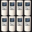 Bluonics 8 Sediment Whole House Water Filters (5 Micron) 4.5" X 10" Cartridges. Fixed Price $110.00.