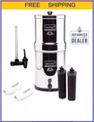 Big Berkey Water Black And PF2 Filters 7.5" View Spigot. Fixed Price $489.00.