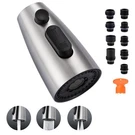 Kitchen Faucets Head With 3-SPRAY Modes 9 Adapters For Sink. Fixed Price $29.98.