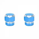 Trik Topz Hex 2-TONE Blue Schrader Valve Caps Decorative, Durable Bike. Fixed Price $6.48.
